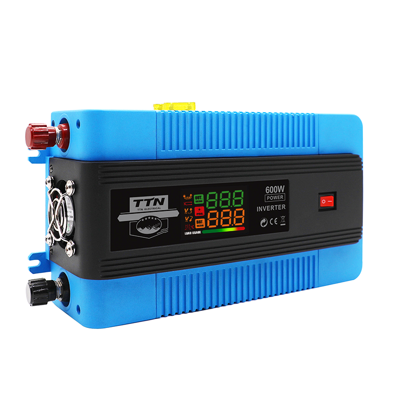 TTN-M300W-600W 12V 300W DC a AC inversor de energía de onda sinusoidal modificada