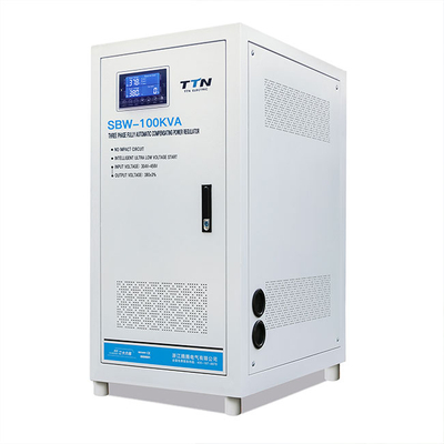 Regulador de voltaje trifásico de compensación SBW-50K-500KVA 320Kva SBW